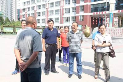 保定市教育局“創城工作”檢查組深入校園，助力文明城市創建